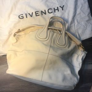 Givenchy Nightingale Bag EUC- Cream White  - LARGE